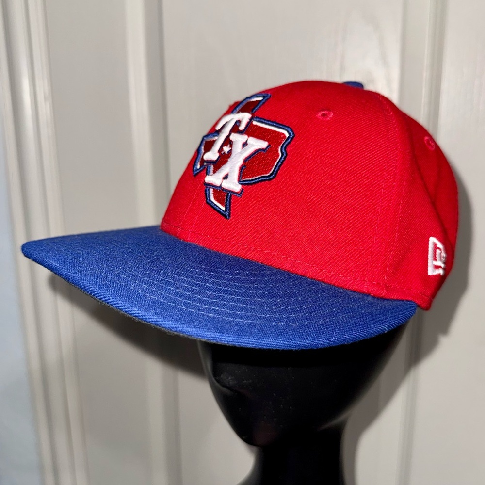 💙💖 New Era 59Fifty Texas Rangers MLB On-Field Authentic Fitted Hat 6 7/8